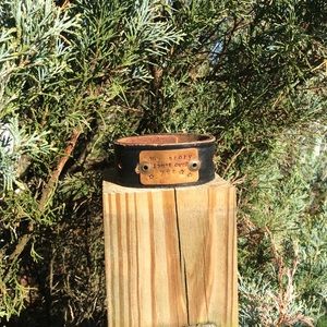 Leather cuff bracelet